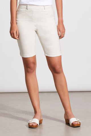 alt view 1 - FLATTEN-IT® PULL-ON SHORTS WITH SIDE SLITS-Frenchoak