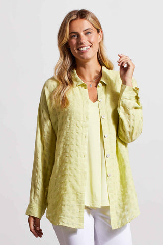 alt view 1 - LONG-SLEEVE BUTTON-UP BLOUSE-Wildlime