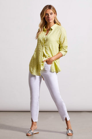 alt view 2 - LONG-SLEEVE BUTTON-UP BLOUSE-Wildlime