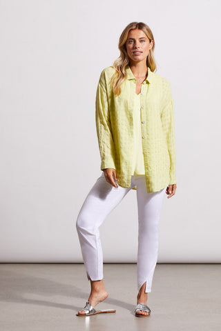 alt view 3 - LONG-SLEEVE BUTTON-UP BLOUSE-Wildlime