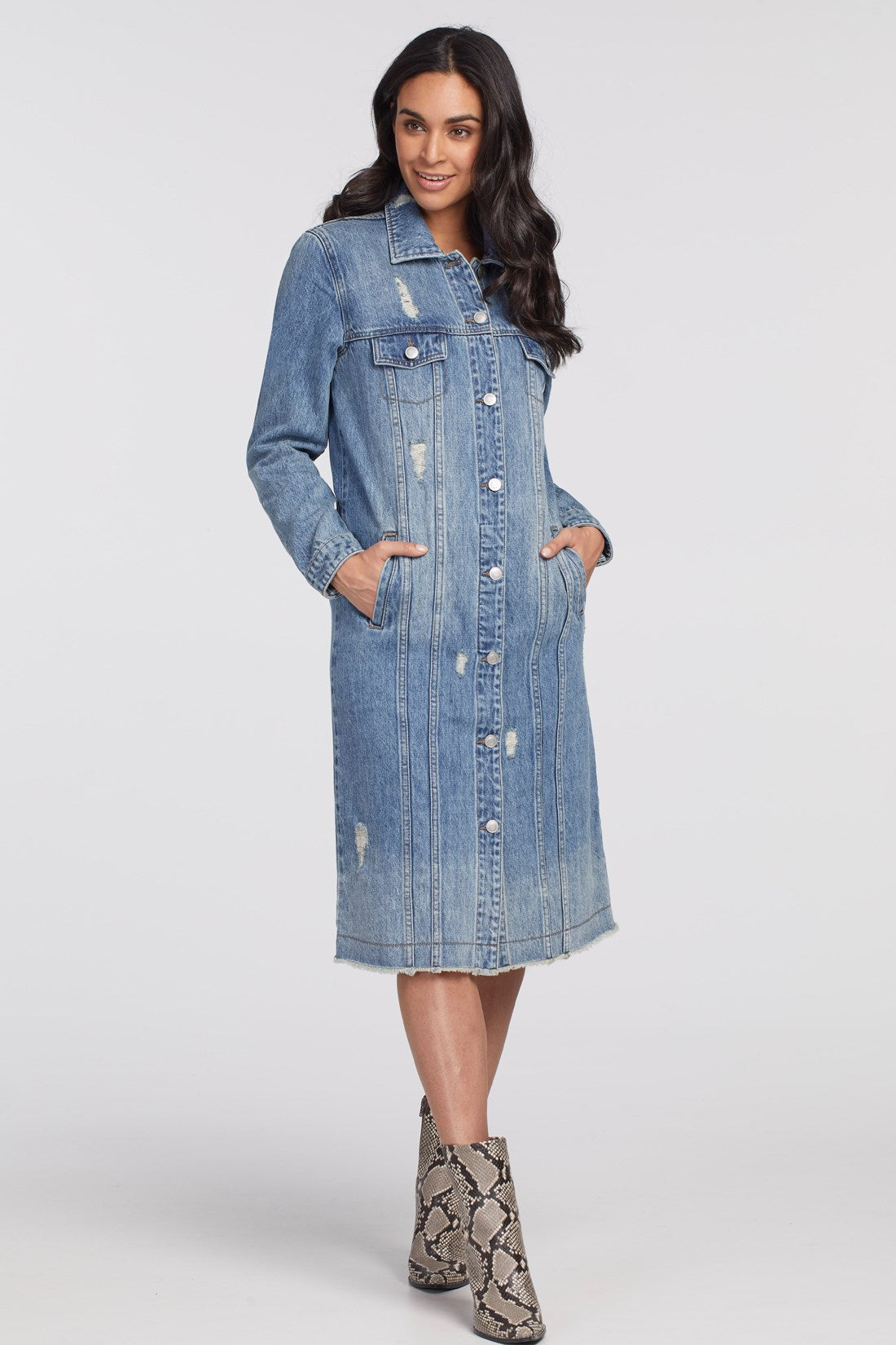 Duster on sale jean jacket