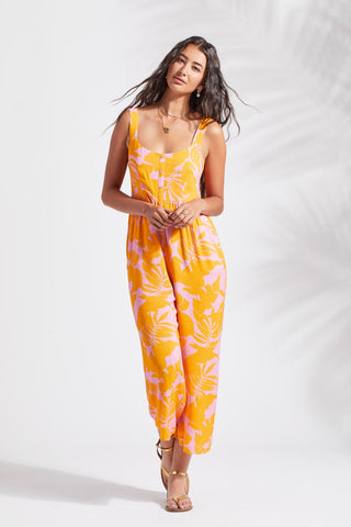 alt view 2 - PRINTED JUMPSUIT-Canary