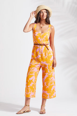 alt view 4 - PRINTED JUMPSUIT-Canary