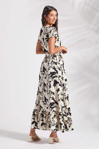 alt view 4 - PRINTED MAXI DRESS WITH SHORT SLEEVES-Wailea