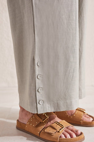 alt view 3 - PULL-ON ANKLE PANT WITH HEM VENT-Driedsage