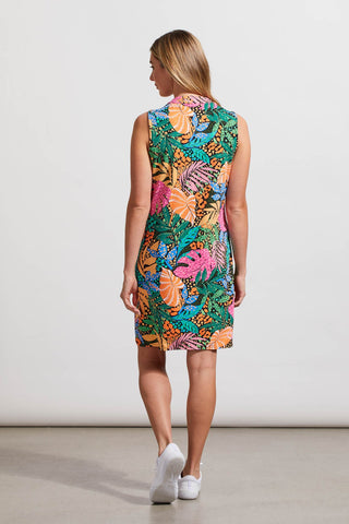SLEEVELESS PERFORMANCE DRESS WITH BUILT-IN SHORTS-Camelia